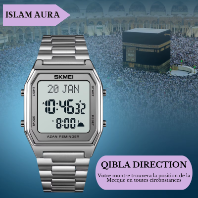 Montre islamique multi-fonction