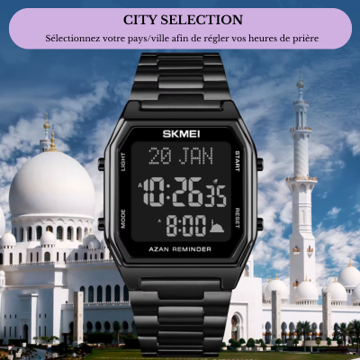 Montre islamique multi-fonction